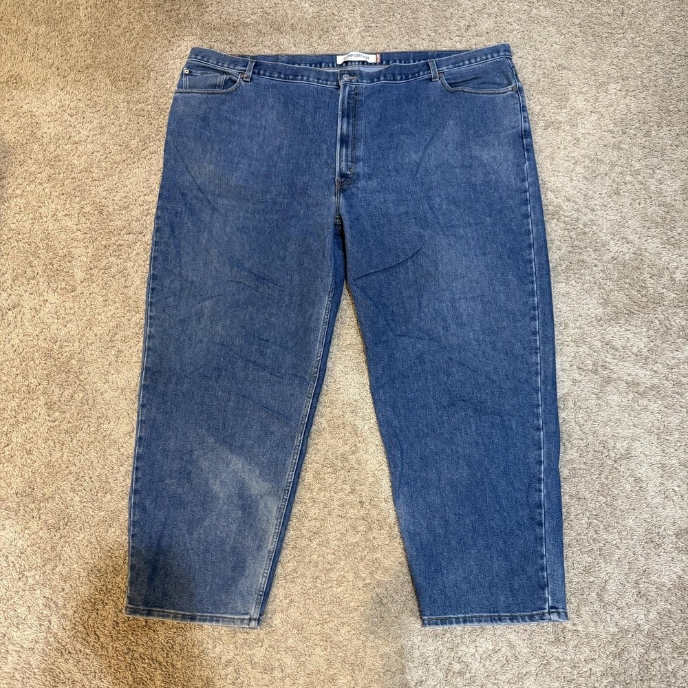 Levis 560 Jeans Mens 54x32 Relaxed Fit Tapered Leg Medium Wash Denim Blue